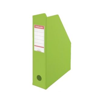   Iratpapucs 7cm, PVC/karton összehajtható Esselte Vivida zöld