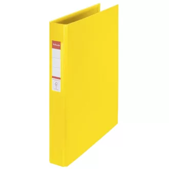   Gyűrűskönyv A4, 4,2cm, 4 gyűrű, PP Esselte Standard Vivida sárga