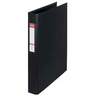   Gyűrűskönyv A4, 4,2cm, 4 gyűrű, PP Esselte Standard Vivida fekete