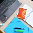 Jegyzettömb spirálozott, A7, 80lap, Bluering® kockás