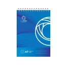 Jegyzettömb spirálozott, A7, 80lap, Bluering® vonalas