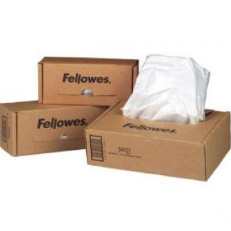   Hulladékgyűjtő zsákok iratmegsemmisítőhöz, 50-75 literes kapacitásig, Fellowes® 50 db/csomag,