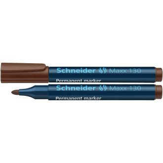   Alkoholos marker 1-3mm, kerek végű Schneider Maxx 130 barna
