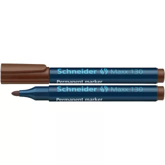   Alkoholos marker 1-3mm, kerek végű Schneider Maxx 130 barna