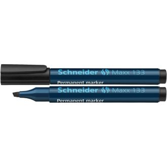   Alkoholos marker 1-4mm, vágott végű Schneider Maxx 133 fekete
