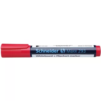   Tábla- és flipchart marker 2-5mm, vágott végű Schneider Maxx 293 piros