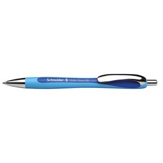   Golyóstoll nyomógombos 0,7mm, Schneider Slider Rave, írásszín kék