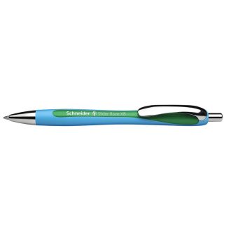   Golyóstoll nyomógombos 0,7mm, Schneider Slider Rave, írásszín zöld