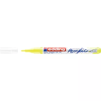 Akril marker 1-2mm, Edding 5300 neon sárga