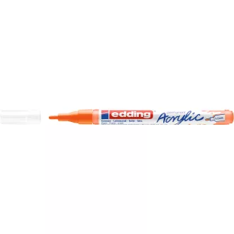 Akril marker 1-2mm, Edding 5300 neon narancssárga