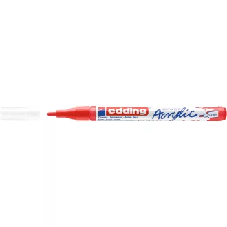 Akril marker 1-2mm, Edding 5300 piros