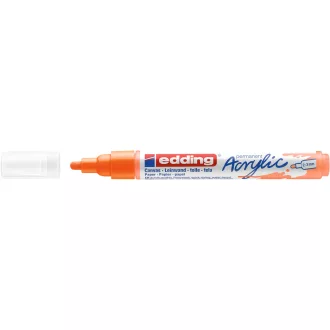 Akril marker 2-3mm, Edding 5100 neon narancssárga