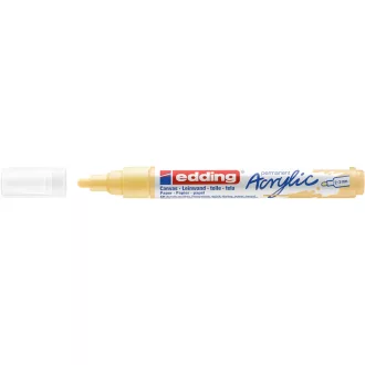 Akril marker 2-3mm, Edding 5100 pasztell sárga