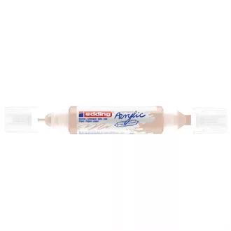   Akril marker 2-3mm, és 5-10mm, 3D kétvégű Edding 5400 bézs