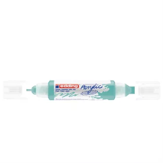   Akril marker 2-3mm, és 5-10mm, 3D kétvégű Edding 5400 türkiz