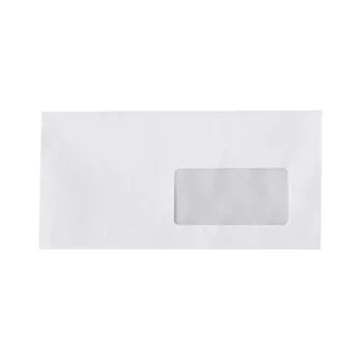   Boríték LC6/5 szilikonos bélésnyomott jobb ablakos 45x90mm 114x229mm J28A20 Bluering® fehér