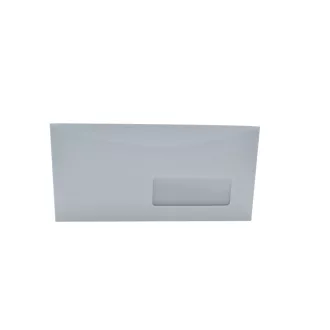   Boríték LC6/5 enyvezett bélésnyomott jobb ablakos 35x90mm, gépi töltéshez, külső füles 114x229mm, J28A20 Bluering®