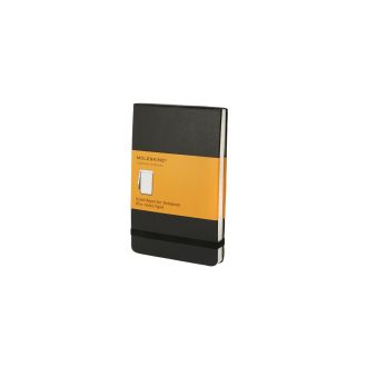   Notesz savmentes vonalas kemény fedeles Moleskine Reporter QP511 fekete