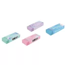 Radír, PVC mentes 20 db/display Keyroad Pastel Color vegyes színek