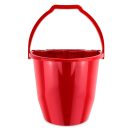 Felmosó vödör 11 literes ovális csavaró kosárral piros Bonus_B186