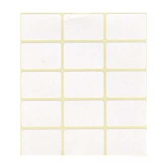 Etikett címke, 20x30mm, 4 lap, 15 címke/lap