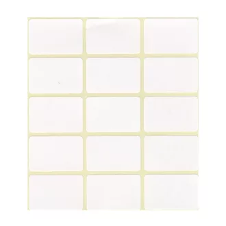 Etikett címke, 20x30mm, 4 lap, 15 címke/lap