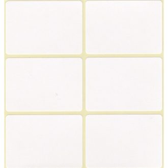 Etikett címke, 35x50mm, 10 lap, 6 címke/lap