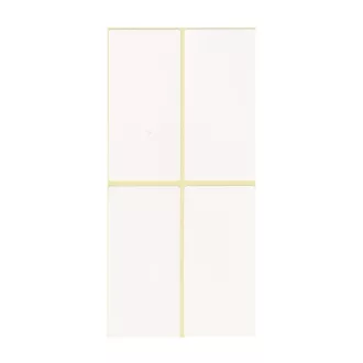 Etikett címke, 40x80mm, 15 lap, 4 címke/lap