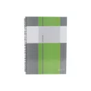 Spirálfüzet A4, 80lap kockás, keményfedelű Marker Linear