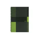 Spirálfüzet A6, 80lap kockás, keményfedelű Marker Linear