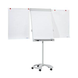   Flipchart tábla mobil 67x95cm, mágneses, 2 db segédkarral, 5 görgős Proline Franken