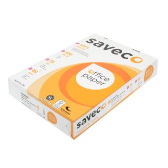   Másolópapír A4, 80g, újrahasznosított ISO 70 fehérségű Saveco Orange Label 500ív/csomag