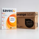 Másolópapír A4, 80g, újrahasznosított ISO 70 fehérségű Saveco Orange Label 500ív/csomag