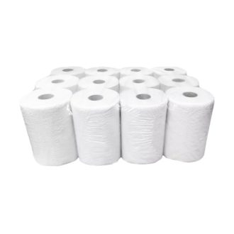   Kéztörlő 2 rétegű tekercses átmérő: 14 cm 50 m/tekercs 12 tekercs/karton Millena fehérített