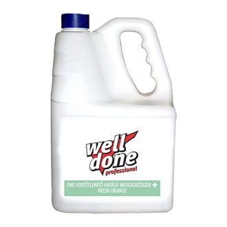   Mosogatószer 5 liter kézi fertőtlenítő hatással Well Done Fresh Orange