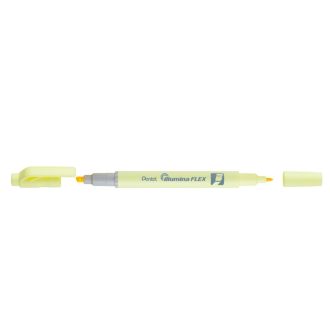   Szövegkiemelő kétvégű 1/3,5mm, vágott és kúphegyű, Pentel pasztell sárga