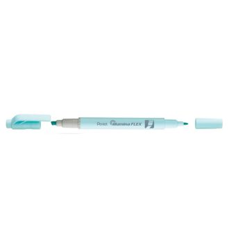   Szövegkiemelő kétvégű 1/3,5mm, vágott és kúphegyű, Pentel pasztell kék