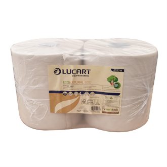  Ipari törlő 2 rétegű havanna barna átmérő: 24 cm 800 lap/tekercs 2 tekercs/karton EcoNatural 800 Lucart_852218