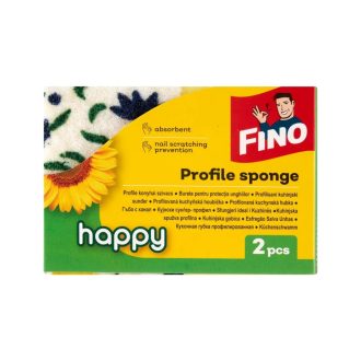   Mosogatószivacs dörzsi 2 db/csomag formázott Fino Profile Happy