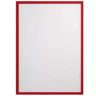 Infókeret A4, mágneses ITSA4M 01 Franken piros
