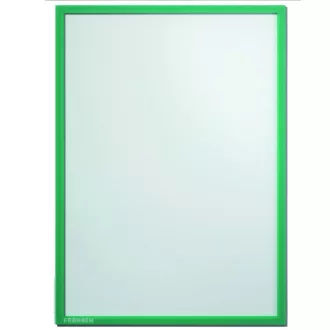 Infókeret A4, mágneses ITSA4M 02 Franken zöld