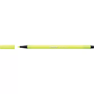 Rostirón, filctoll 1mm, STABILO Pen 68 neon sárga