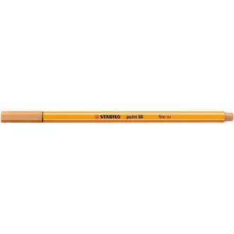 Rostirón, tűfilc 0,4mm, STABILO Point 88 okkersárga