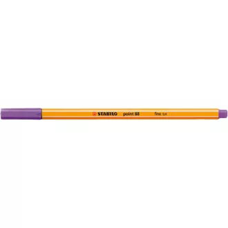 Rostirón, tűfilc 0,4mm, STABILO Point 88 sötétlila