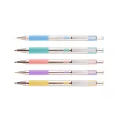 Golyóstoll 0,7mm, pasztell világoskék test, Zebra F-301, írásszín kék