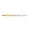 Golyóstoll 0,7mm, pasztell sárga test, Zebra F-301, írásszín kék