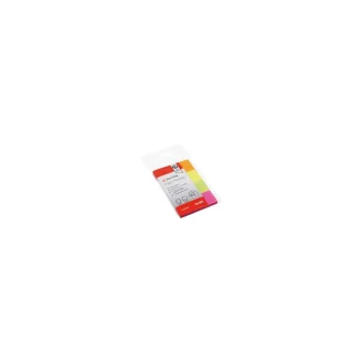  Jelölőcímke 20x50mm 4x40lap papír A-series brilliant sárga, pink, zöld, narancssárga