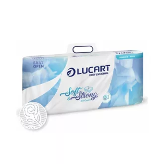   Toalettpapír 3 rétegű kistekercses átmérő: 11,2 cm 120 lap/tekercs 10 tekercs/csomag Strong 3.10 Lucart_811C08 fehér