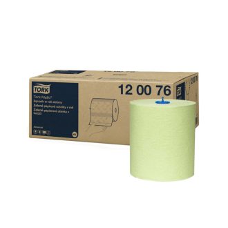   Kéztörlő 2 rétegű tekercses átmérő: 19 cm 150 m/600 lap/tekercs 6 tekercs/karton Advanced Matic® H1 TORK_290076 zöld