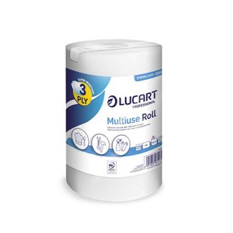   Kéztörlő 3 rétegű tekercses egyesével csomagolt Strong 3.250 Lucart_821642 hófehér